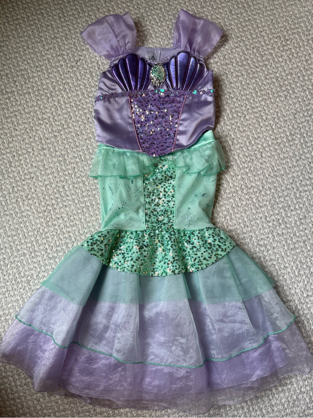 Disney Store The Little Mermaid Princess Ariel costume size 5/6